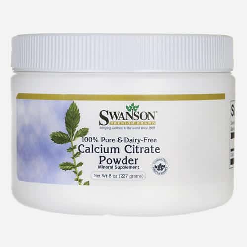 100% Pure and Dairy-Free Calcium Citrate Powder