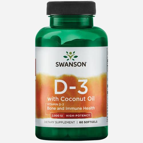 Ultra Vitamine D-3 2000iu W/Coconut Oil