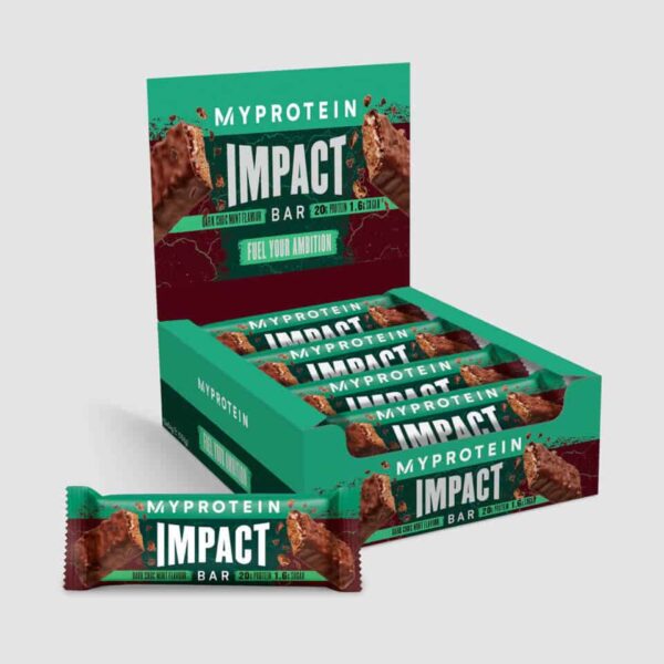 Impact eiwitreep - 12Repen - Dark Chocolate Mint