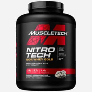 Nitro-Tech 100% Whey Gold | Muscletech | Cookies & Cream | 2,27 kg (71 shakes)