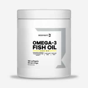 Omega 3 Fish Oil 500mg | Body & Fit | 180 stuks (3 maanden)