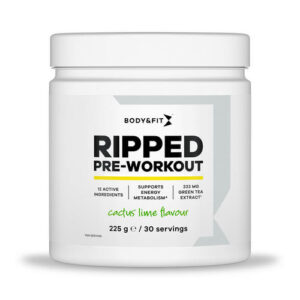 Ripped Pre-Workout | Body & Fit | Cactus & Lime | 225 gram (30 doseringen)