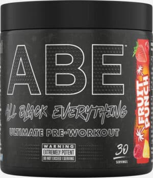 ABE Ultimate Pre-Workout | Applied Nutrition | Fruit Punch | 375 gram (30 doseringen)