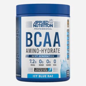 BCAA Amino Hydrate | Applied Nutrition | Icy Blue Raz | 450 gram (32 shakes)