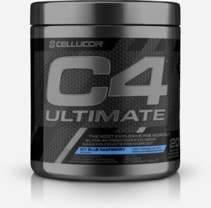 C4 Ultimate Pre-Workout | Cellucor | Icy Blue Razz | 440 gram (20 doseringen)