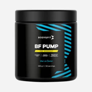 BF Pump Preworkout | Body & Fit | Blue Ice | 340 gram (20 doseringen)