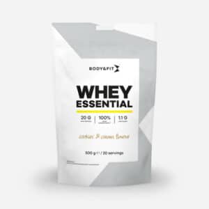 Whey Essential | Body & Fit | Cookies & Cream | 500 gram (20 shakes)