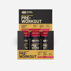 Gold Standard Preworkout Shot | Optimum Nutrition | Mixedberry | 720 ml (12 stuks)